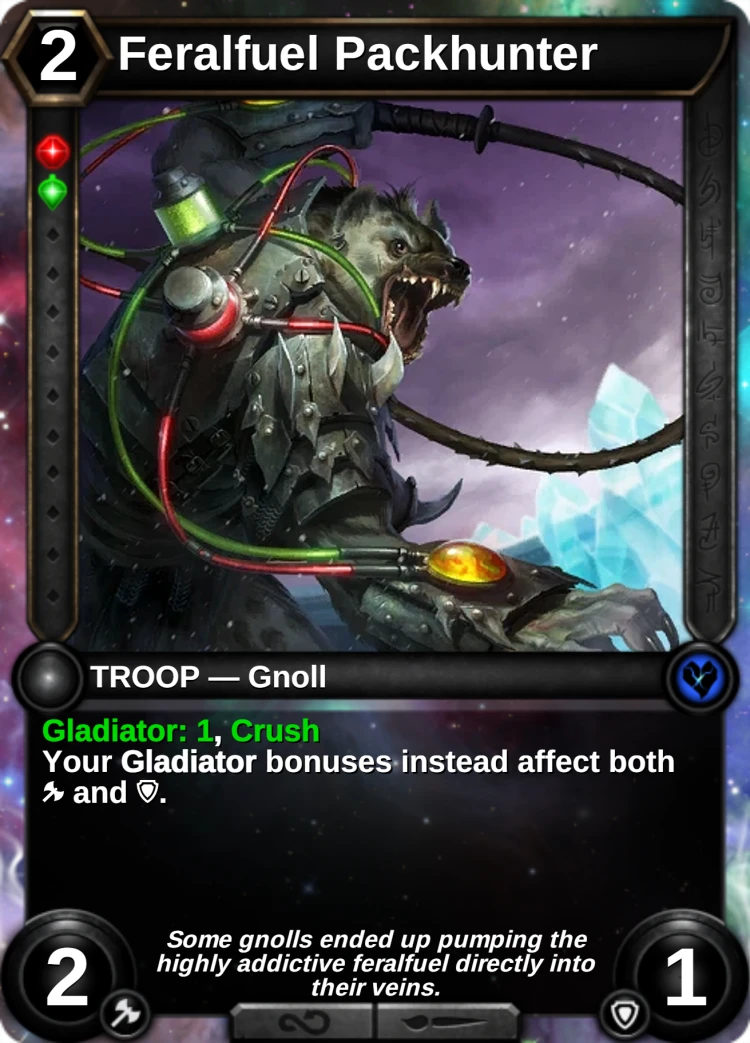 Feralfuel Packhunter: the card