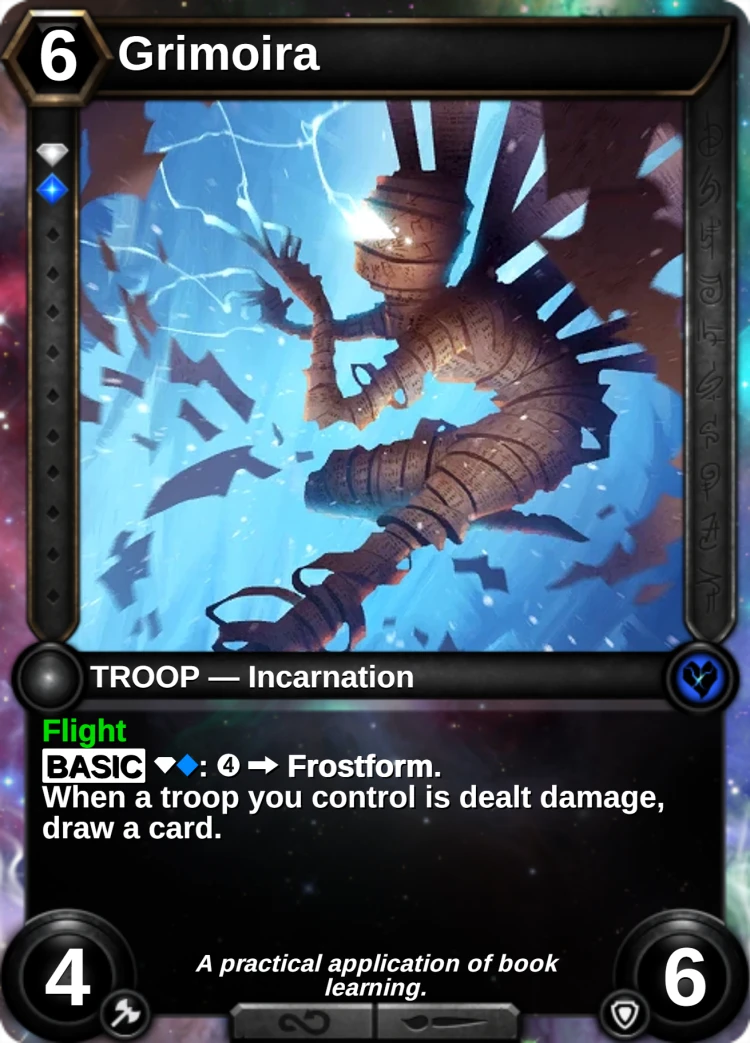 Grimoira: the card