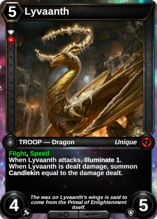 Lyvaanth: the card this item changes