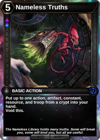 Nameless Truths: the card this item changes
