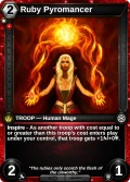 Ruby Pyromancer: printing in Shards of Fate