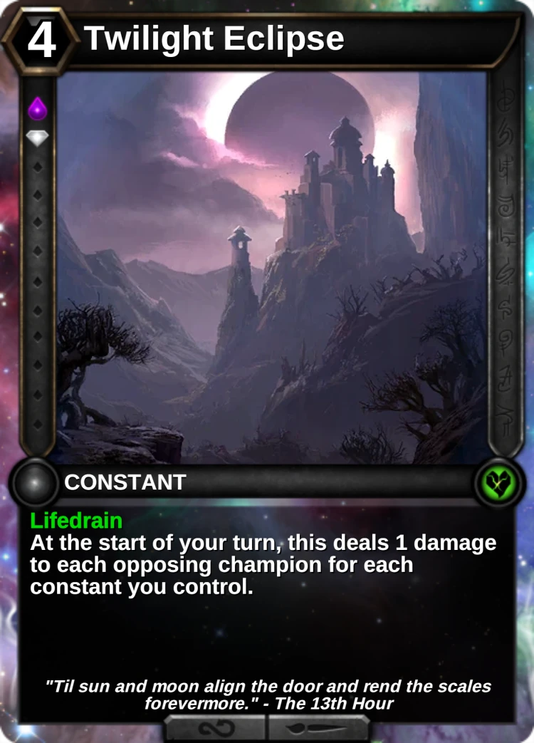 Twilight Eclipse: the card