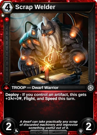 Scrap Welder: the card this item changes