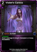 Violet's Caress: alternate art in Frostheart