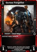 Scrios Forgefist: printing in Frostheart Core Commons