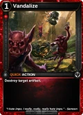 Vandalize: printing in Frostheart Core Commons