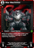 War Machinist: printing in Shards of Fate