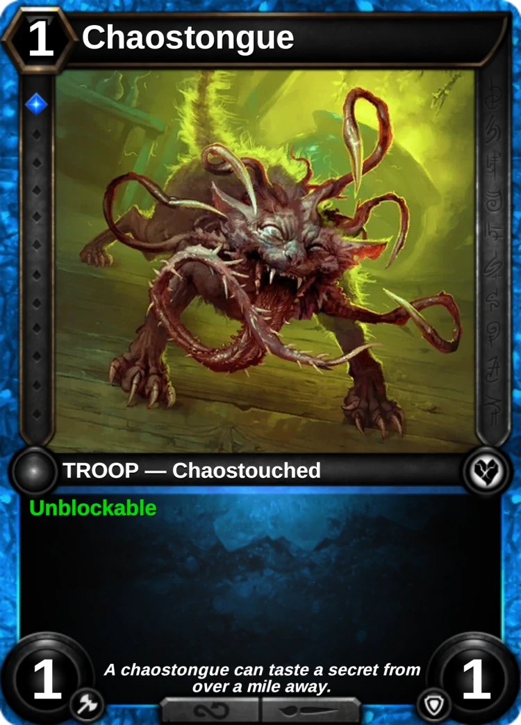 Chaostongue: the card