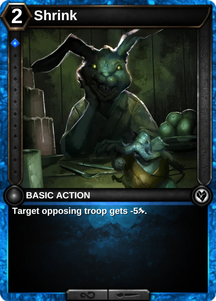 Shrink: the card