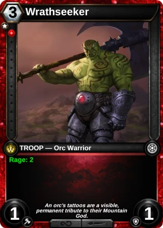 Wrathseeker: the card this item changes