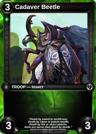 Cadaver Beetle: the card this item changes
