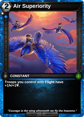 Air Superiority: the card this item changes