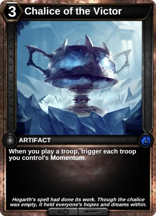 Chalice of the Victor: the card this item changes