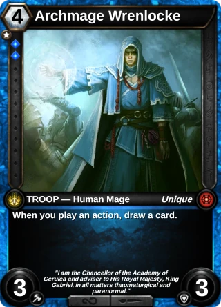Archmage Wrenlocke: the card this item changes