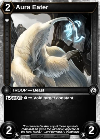 Aura Eater: the card this item changes