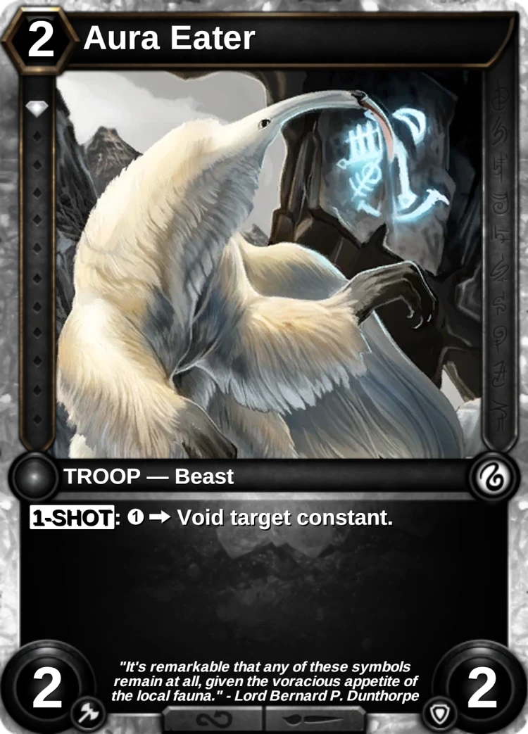 Aura Eater: the card