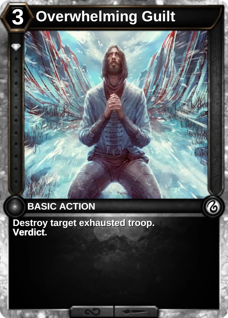 Overwhelming Guilt: the card