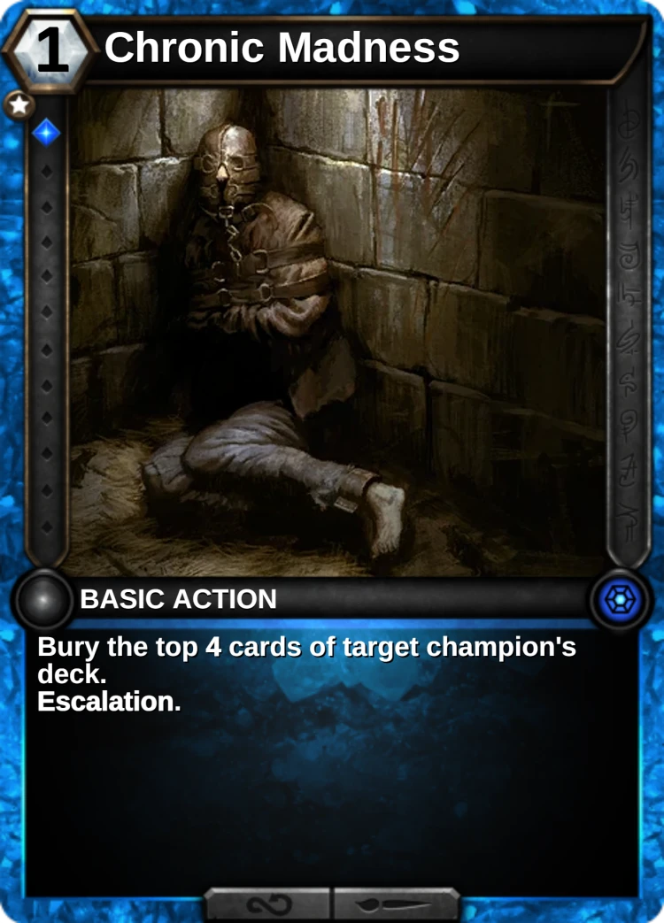 Chronic Madness: the card