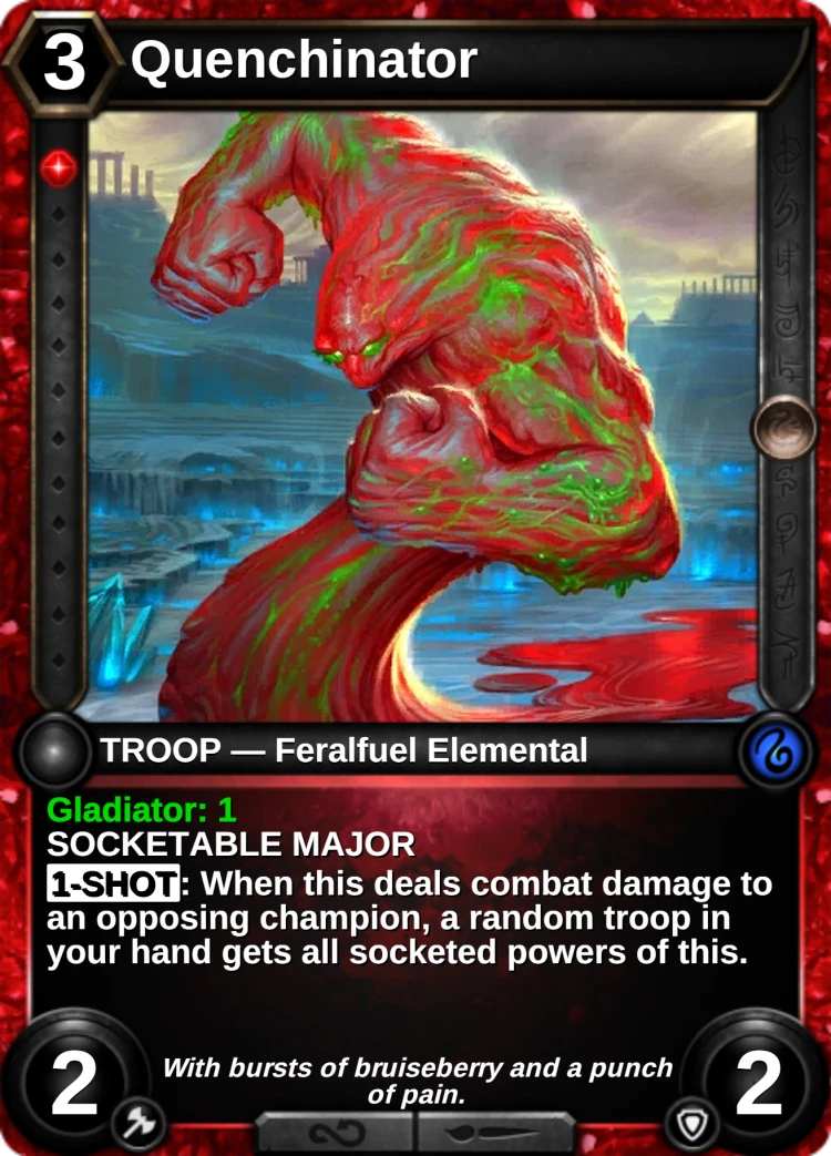 Quenchinator: the card