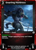Snarling Huntress: printing in Dead of Winter