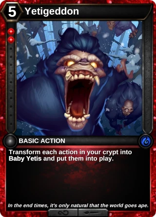 Yetigeddon: the card this item changes