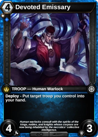Devoted Emissary: the card this item changes