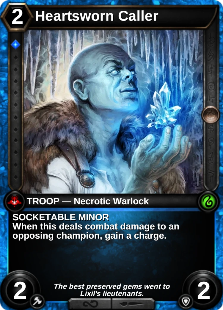 Heartsworn Caller: the card