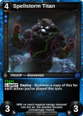 Spellstorm Titan: printing in Dead of Winter