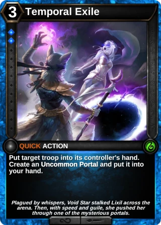 Temporal Exile: the card this item changes
