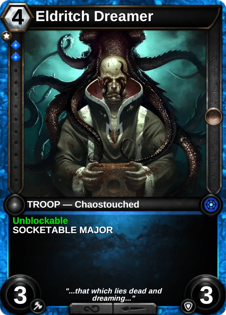 Eldritch Dreamer: the card