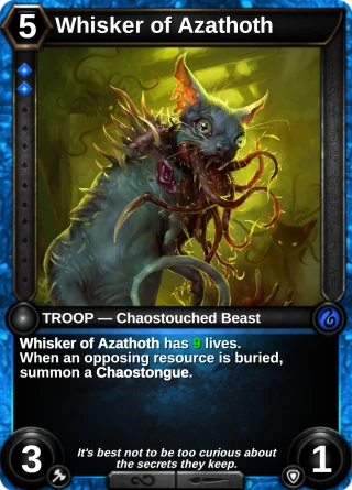 Whisker of Azathoth: the card this item changes