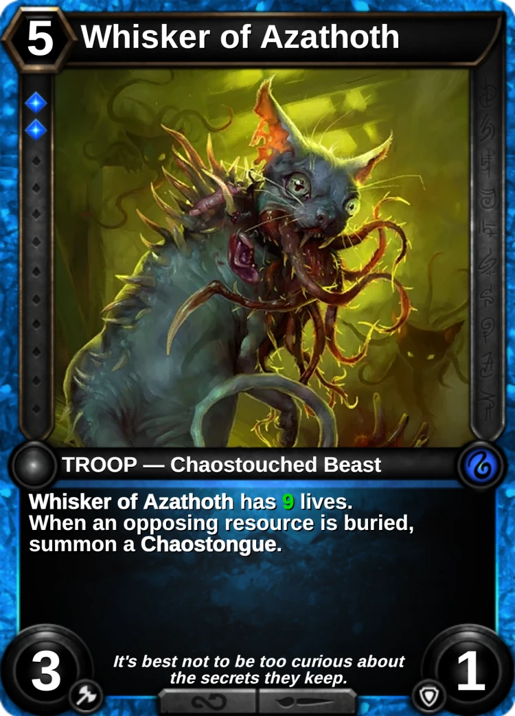 Whisker of Azathoth: the card