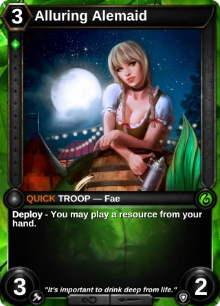 Alluring Alemaid: the card this item changes
