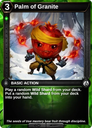 Palm of Granite: the card this item changes