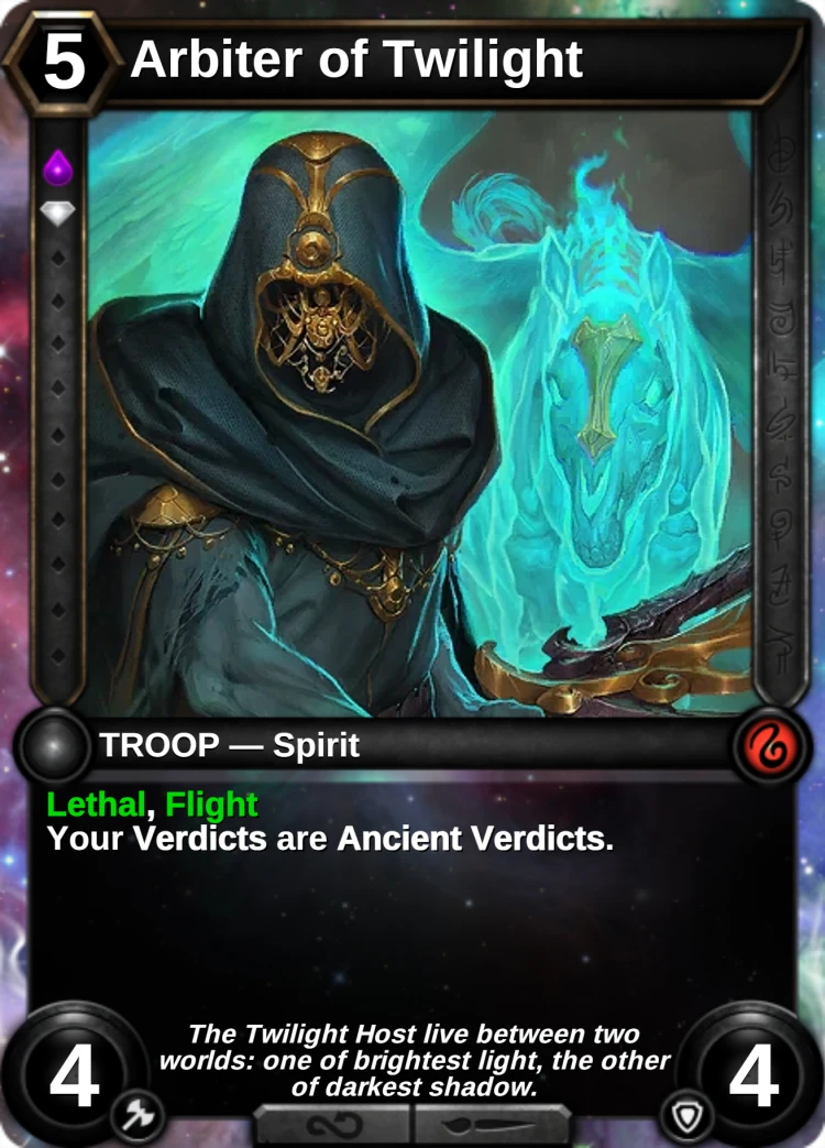 Arbiter of Twilight: the card