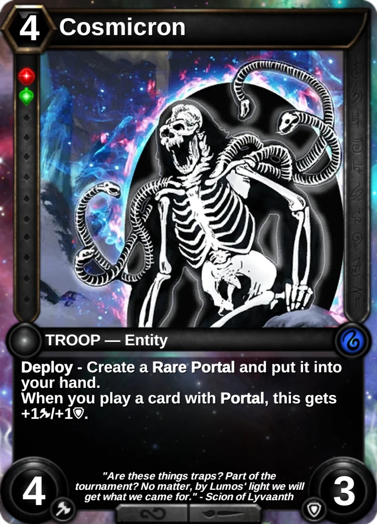 Cosmicron: the card