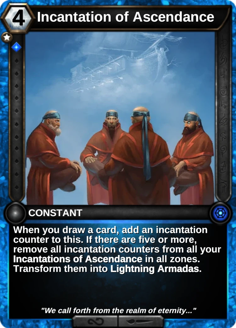 Incantation of Ascendance: the card