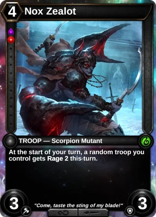 Nox Zealot: the card this item changes