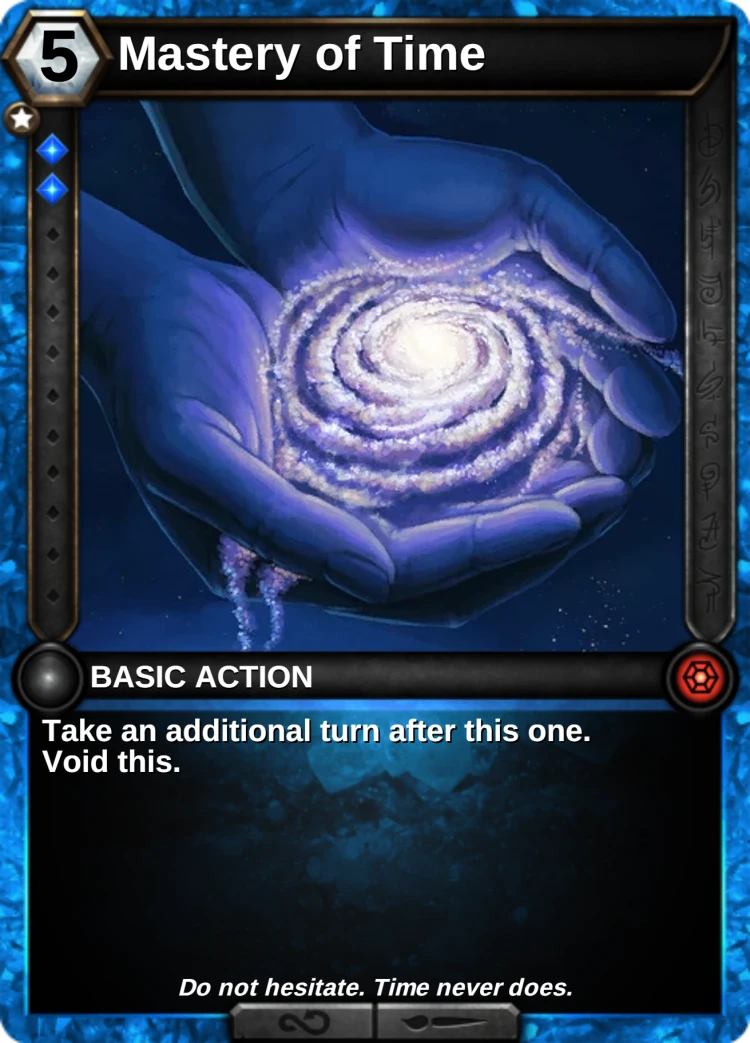 Mastery of Time: the card