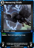 Menacing Gralk: printing in Shards of Fate
