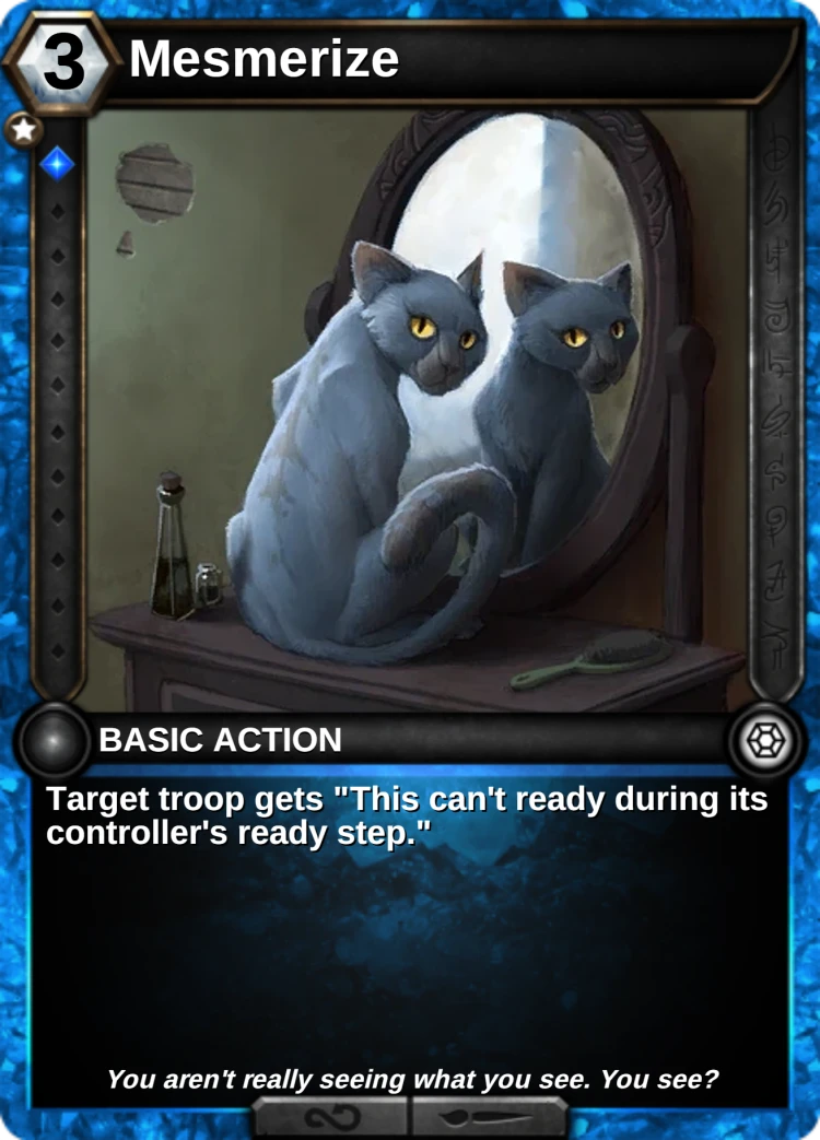 Mesmerize: the card