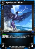 Spellstorm Titan: alternate art in Dead of Winter