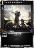 Sunlit Sentence: alternate art in Dead of Winter