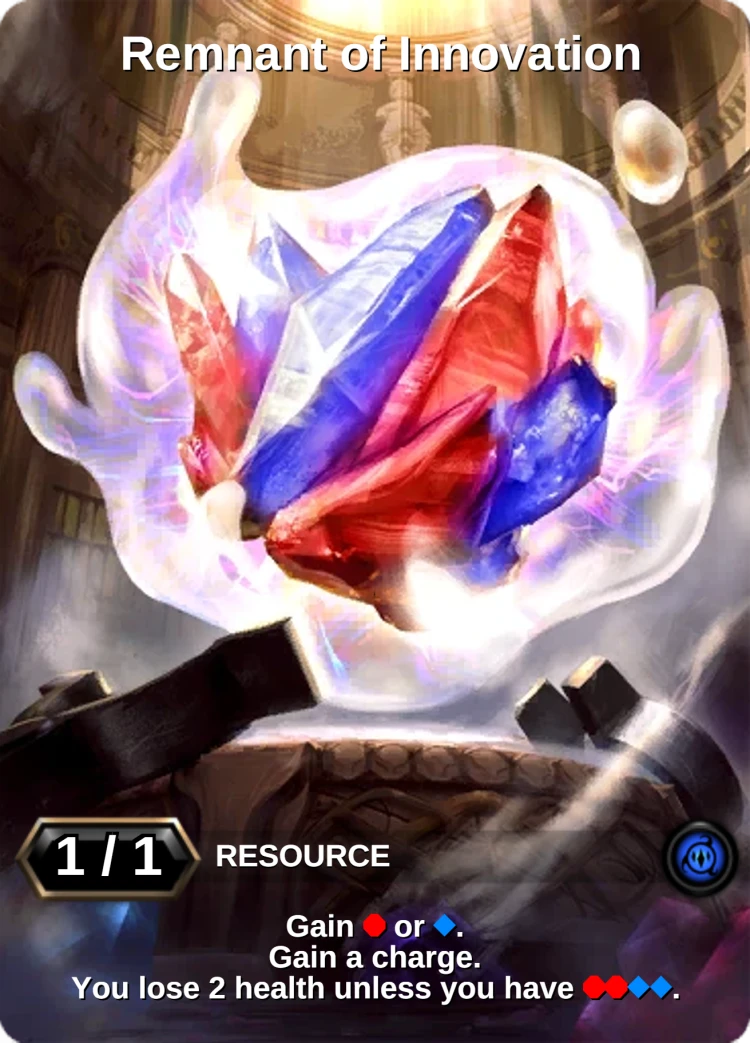 Remnant of Innovation: the card