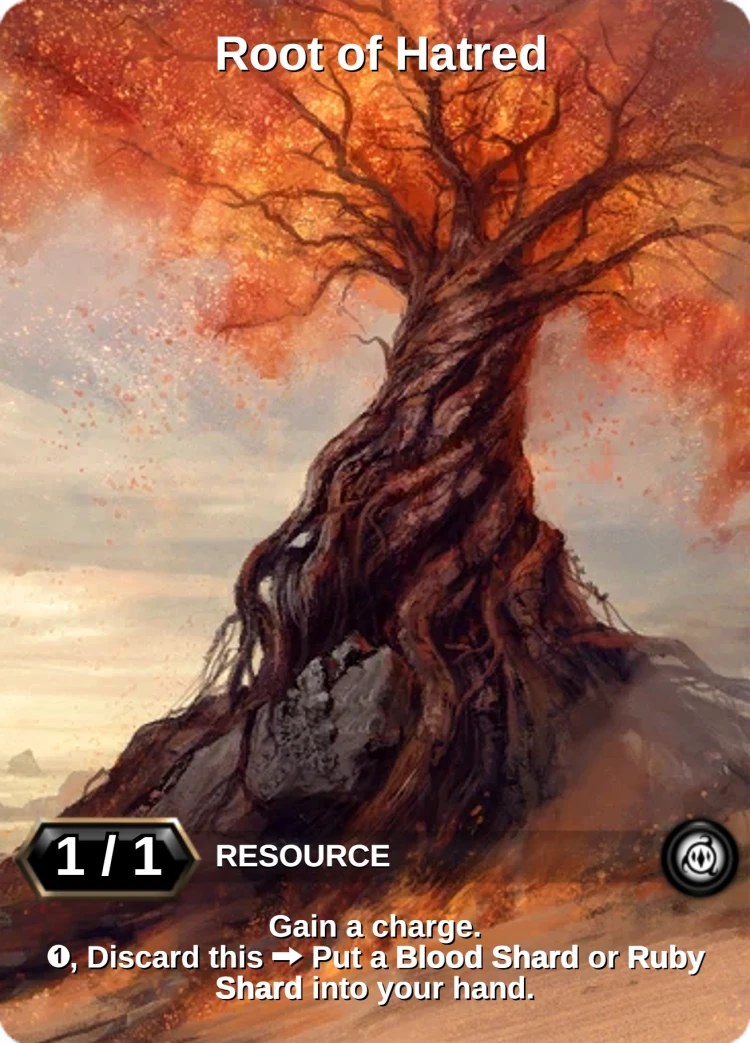 Root of Hatred: the card