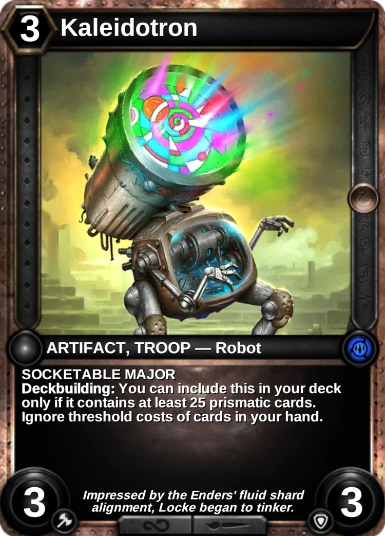 Kaleidotron: the card