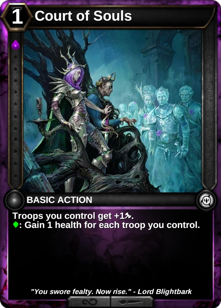 Court of Souls: the card