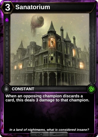 Sanatorium: the card this item changes