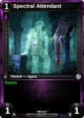Spectral Attendant: printing in Doombringer