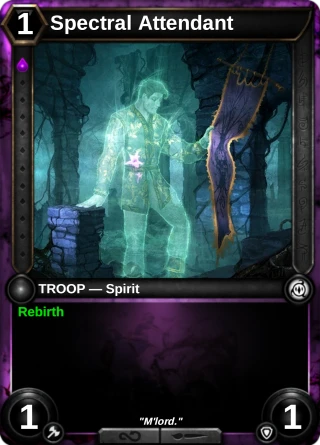 Spectral Attendant: the card this item changes